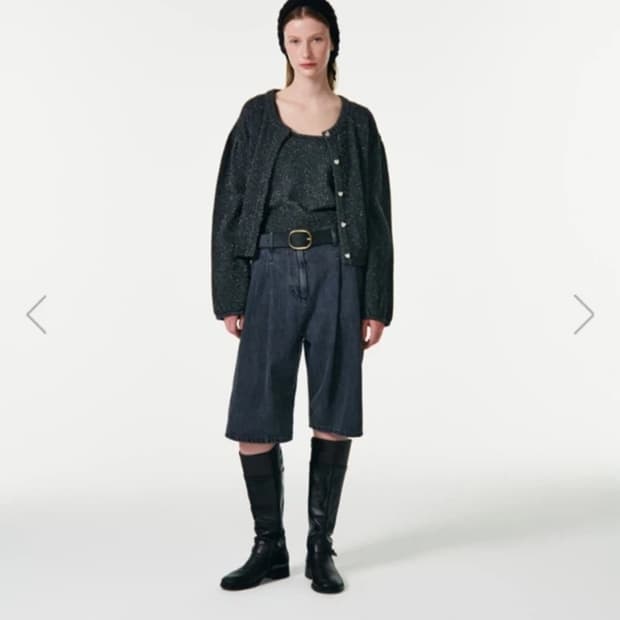 CURRENT 하프 데님 팬츠 새상품