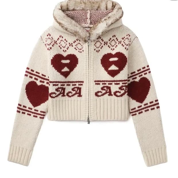 베이프 니트집업