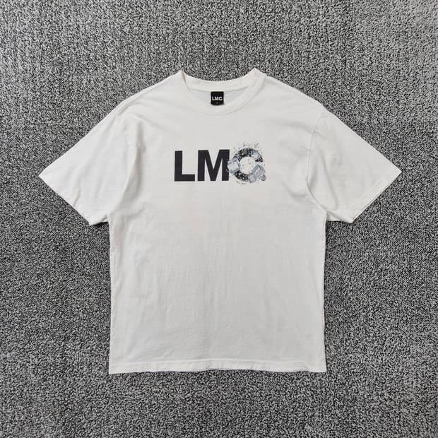 빈티지9. 엘엠씨 LMC 스몰 어스 오버핏 로고 그래픽 반팔 티셔츠