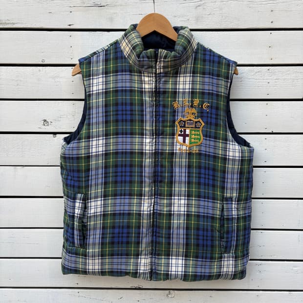 Polo 폴로 리버시블 양면 패딩 조끼