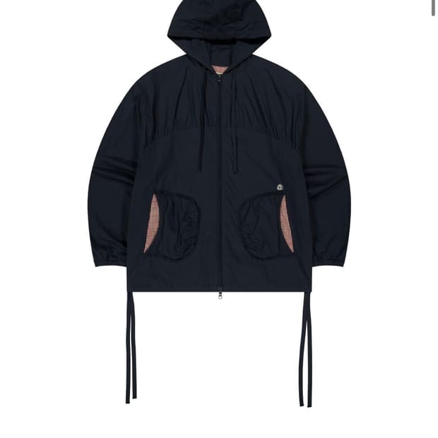 코이세이오 체크 링클 바람막이