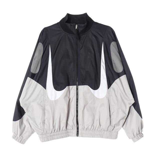 나이키 빅로고 스우시 배색 웜업 트랙탑 M