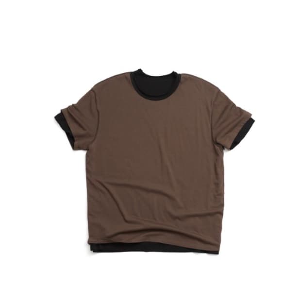 [해칭룸] Two Face Tee_Black/Brown (3 size)