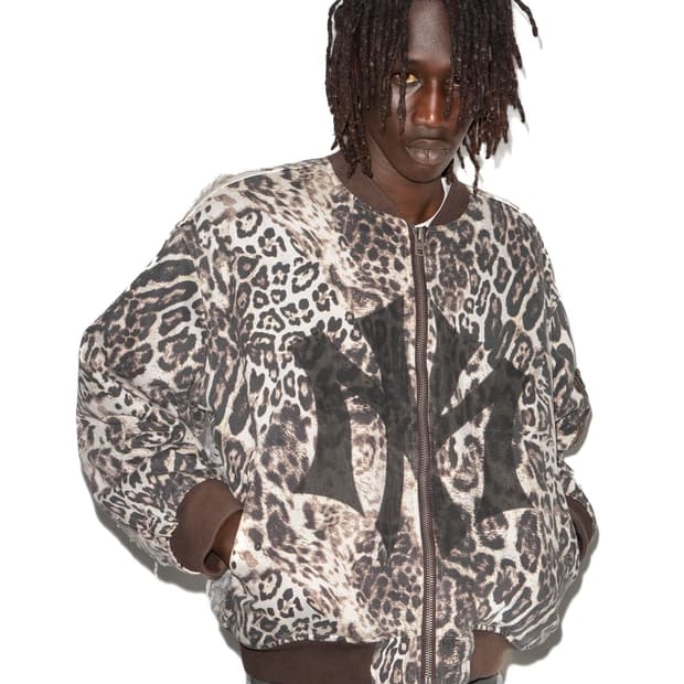 Mowalola ksubi 모와로라 치타 레오파드 봄버