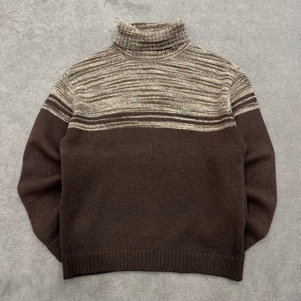 105 라코스테 터틀넥 울 폴라니트