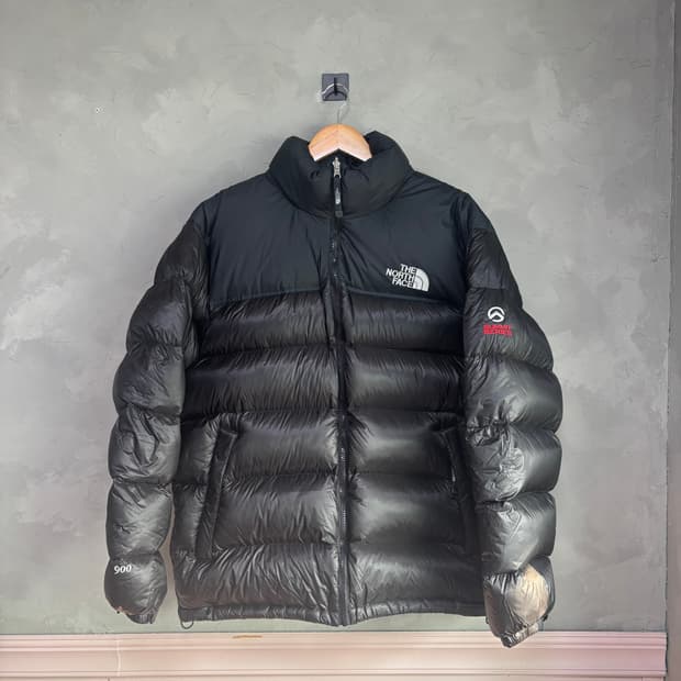 노스페이스 900 써밋 눕시 구스다운 패딩 블랙