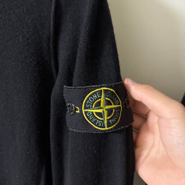 스톤아일랜드 블랙 니트 M