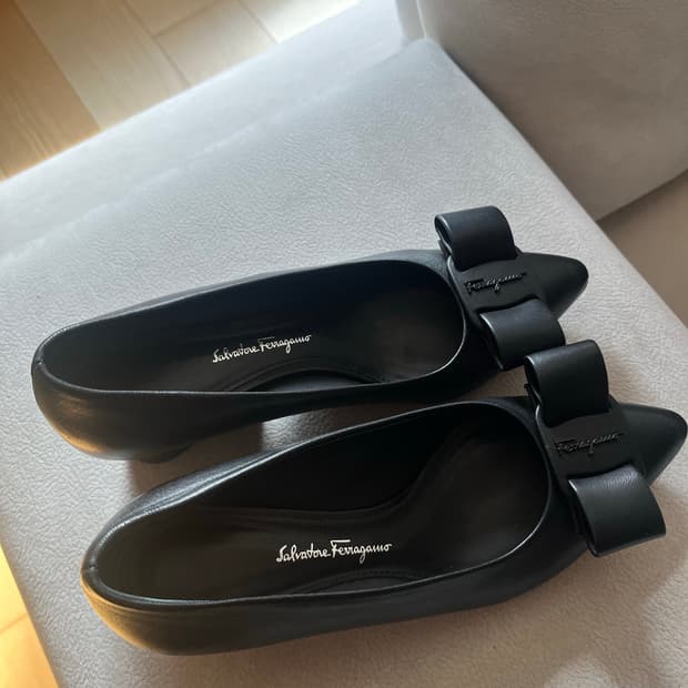 페라가모 블랙 구두