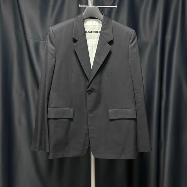 50) 질샌더 테일러 메이드 노치드 싱글 블레이저