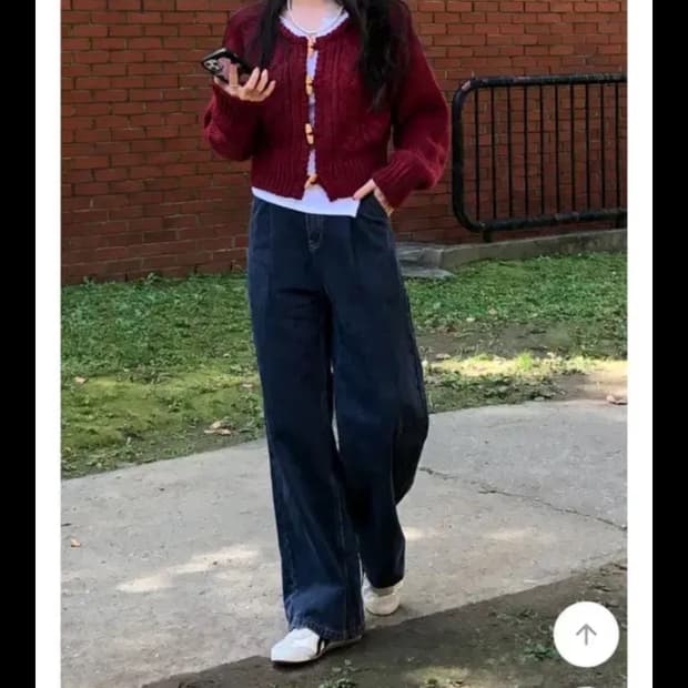 디어바이미 꽈배기 니트 가디건