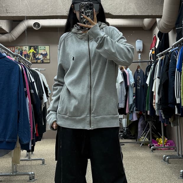 폴로 랄프로렌 그레이 후드집업 S75