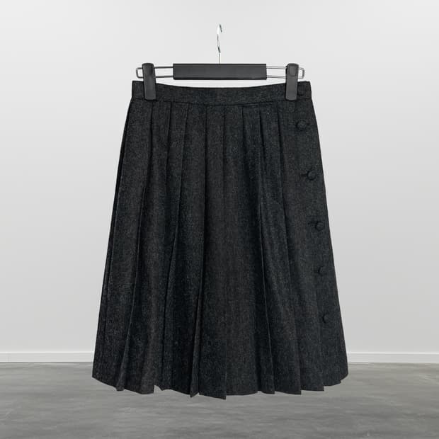 빈티지 플리츠 스커트 