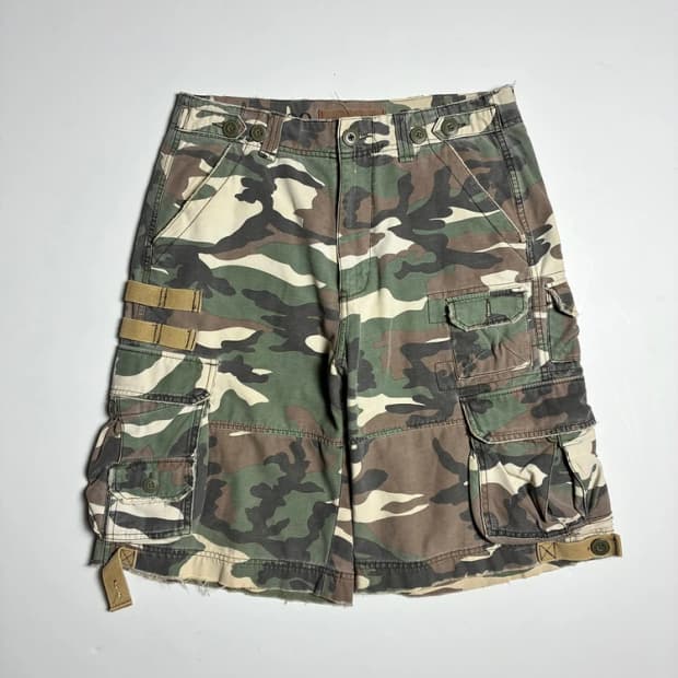 Selected 00's 카모플라쥬 카고 반바지 R1368