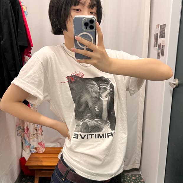 2pac primitive 포토 티셔츠