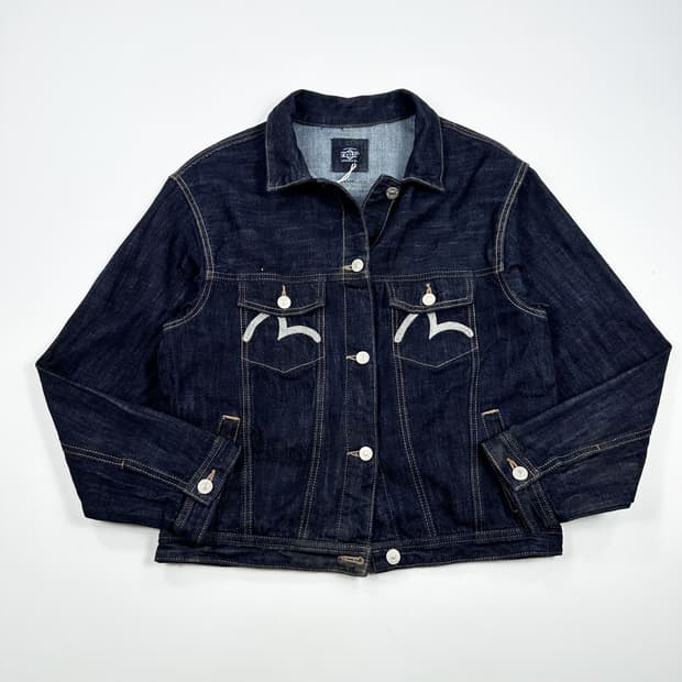 EVISU 에비수 여성 생지 데님 트러커자켓 여성S
