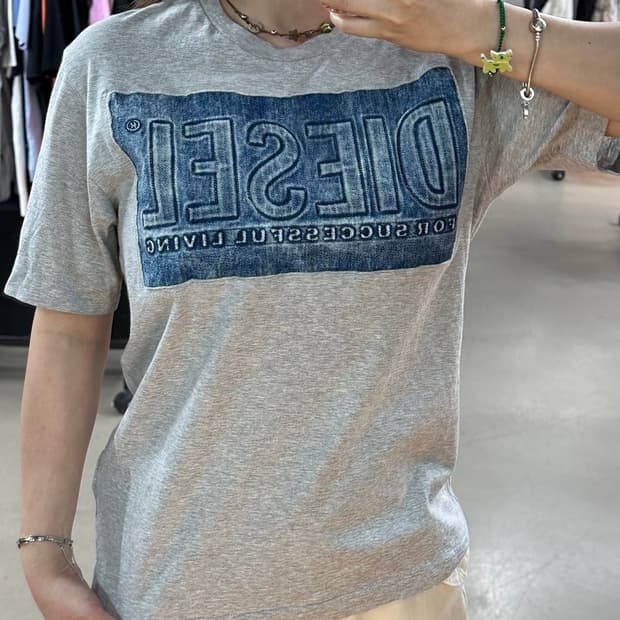 디젤(Diesel) 반팔 그레이