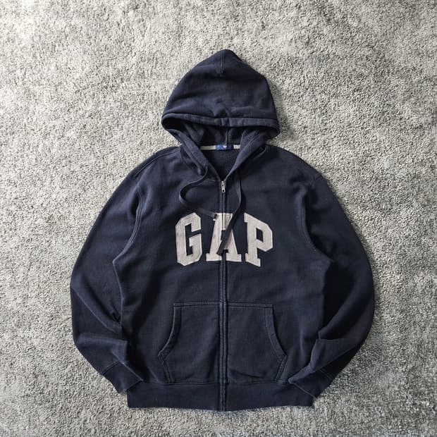 [무료배송] GAP 로고 후드 집업