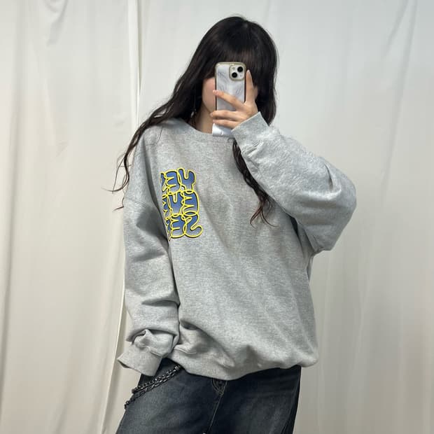 YESEYESEE gray sweatshirts