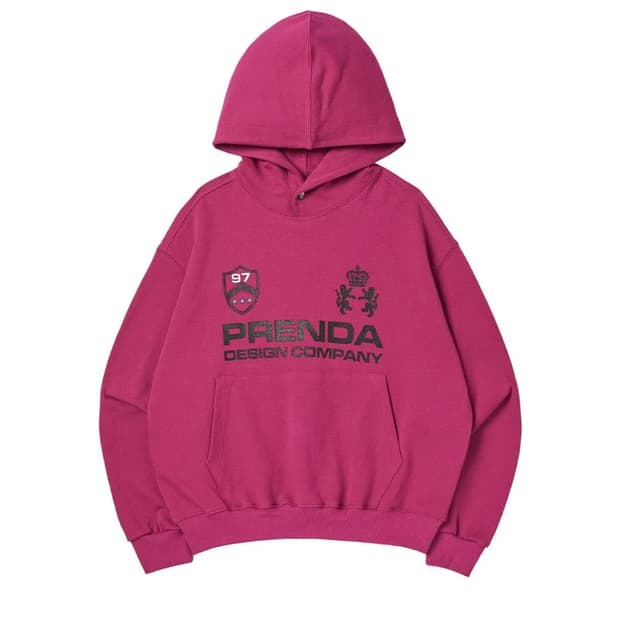 프렌다 후드티 마젠타 