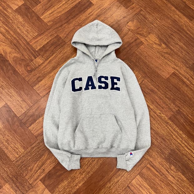 M(100) 챔피온 CASE Univ 빅로고 후드 티셔츠