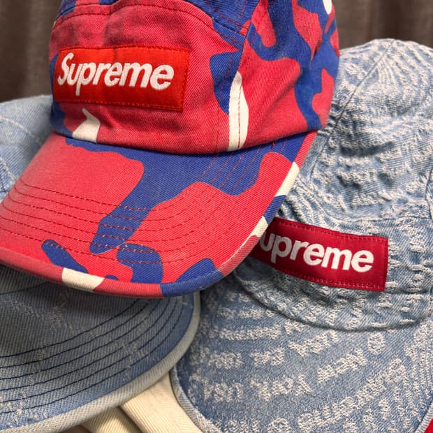 슈프림 캠프캡 멀티컬러