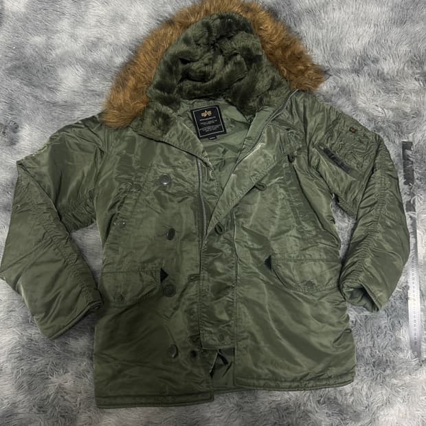 알파인더스트리 N3B S사이즈 실착 100정도