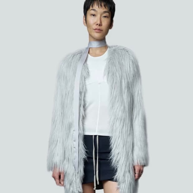 나체 퍼자켓 NACHA SHAGGY FAUX FUR COAT 