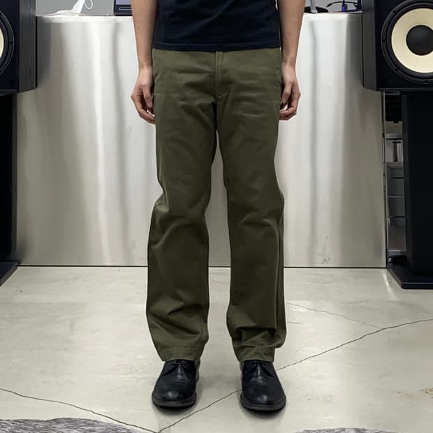 꼼데가르송 옴므 올리브 치노 팬츠