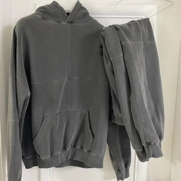 아이앱 후드팬츠 피그먼트셋압 xl