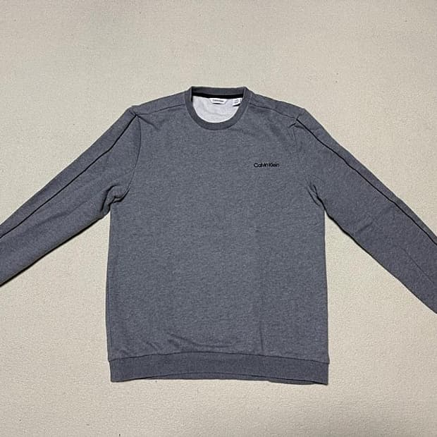 캘빈 클라인 맨투맨 티셔츠 남성용 100사이즈