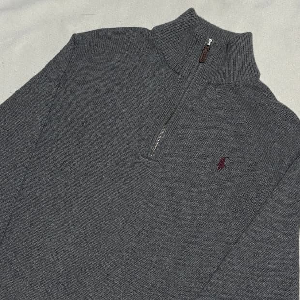  S 폴로랄프로렌 니트 반집업