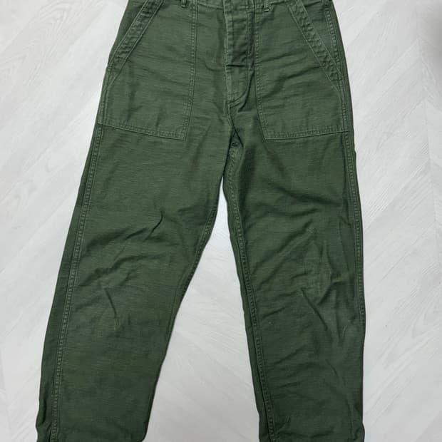 Orslow 오어슬로우 오리지널 레귤러 퍼티그팬츠 2 size 