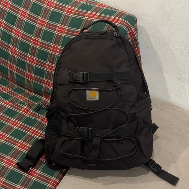 Carhartt 칼하트 킥플립 백팩 블랙