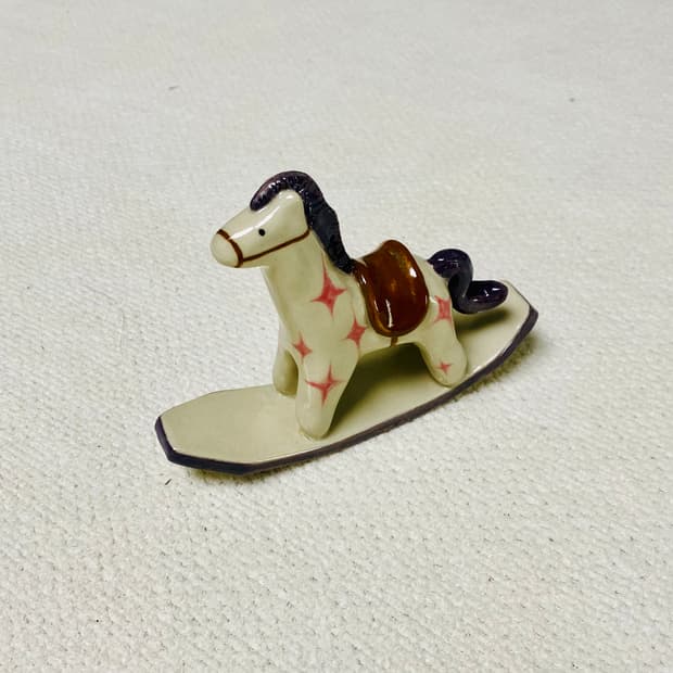[Handmade] 도자기 목마 말 인형 장식품