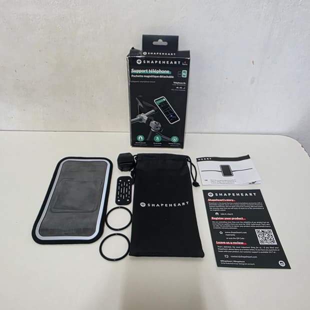 셰이프하트 자전거 핸드폰 강력자석형 거치대 XL(자석형 파우치 하나더)