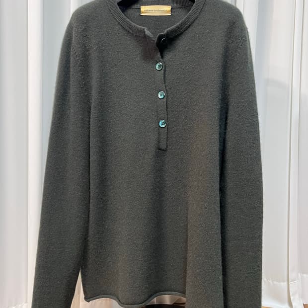 Extreme Cashmere 남성 니트 헨리넥