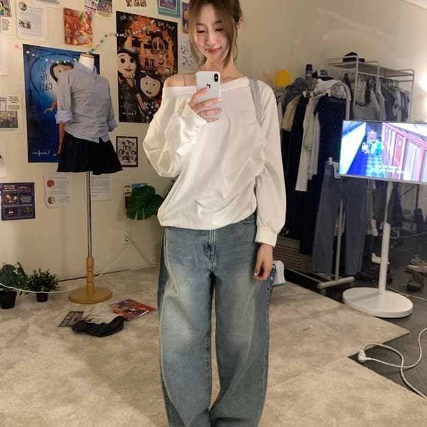 데일리 워싱 데님팬츠