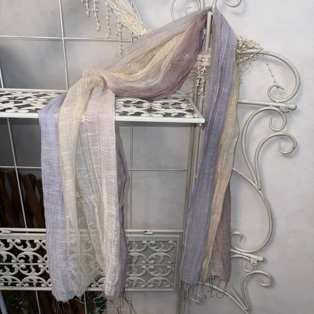 Mute lavender gradient scarf