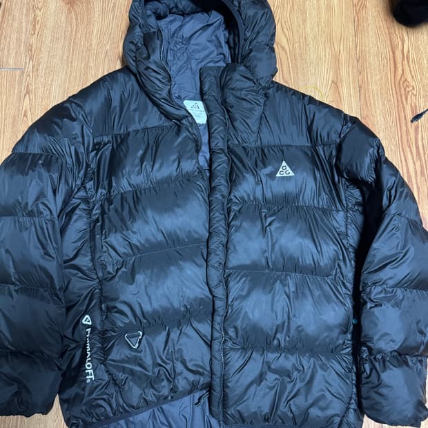 나이키 루나레이크 acg 패딩 자켓 블랙 아시아 XL 구형