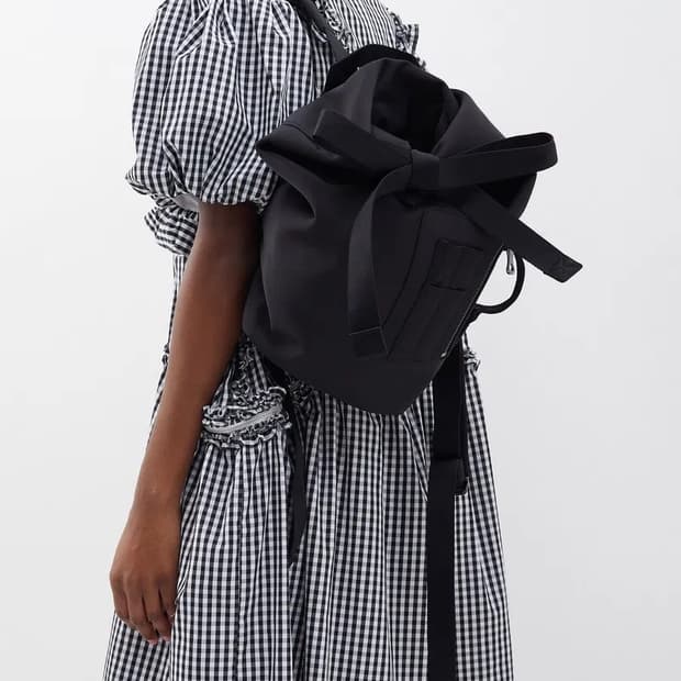 Simone Rocha 리본타이 진주 백팩