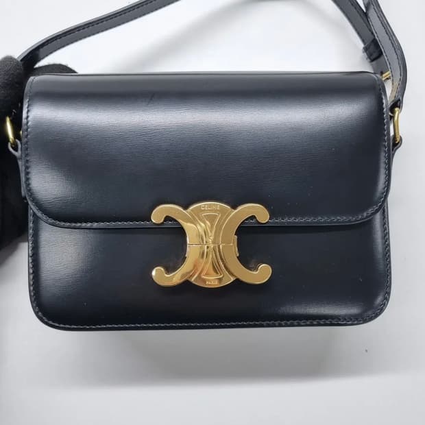 셀린느 트리옹프 틴 블랙