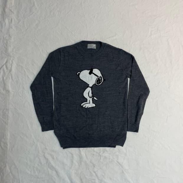 스누피 빈티지 니트