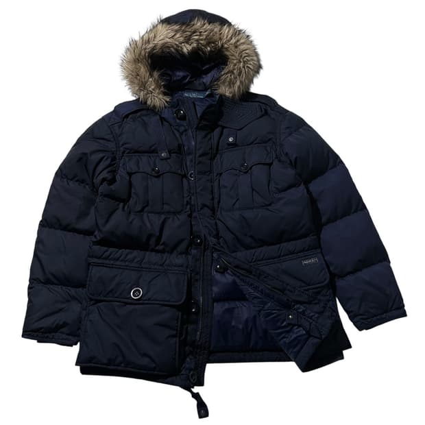 폴로 랄프로렌 히말라야 덕다운 패딩 파카 네이비