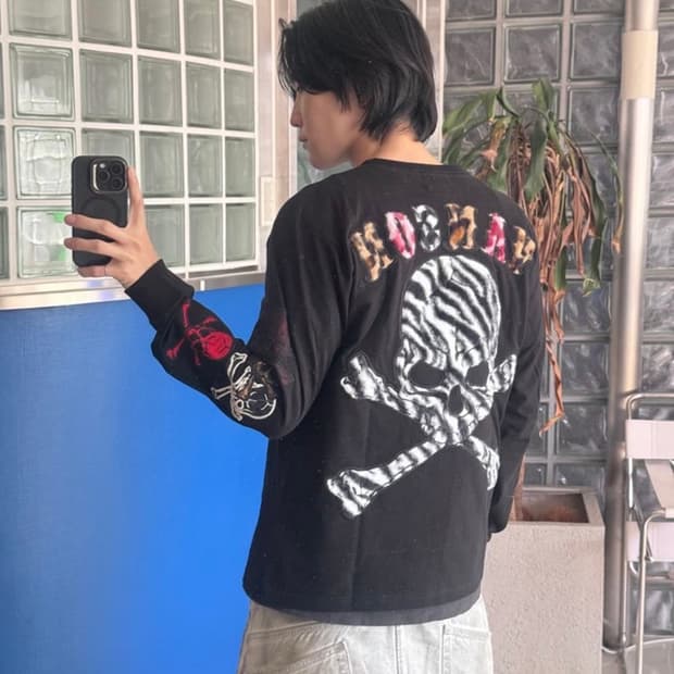 last one/VANSON BONE LONGE SLEEVE NVLT-2