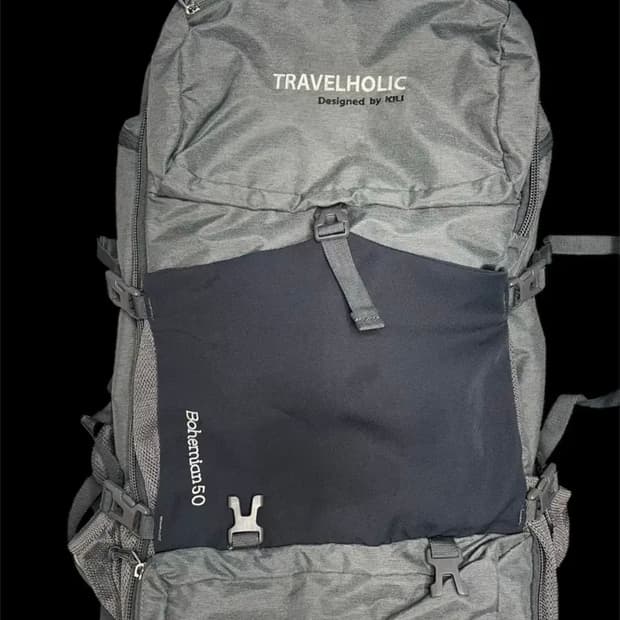 킬리 보헤미안 백팩 50L 그레이 컬러