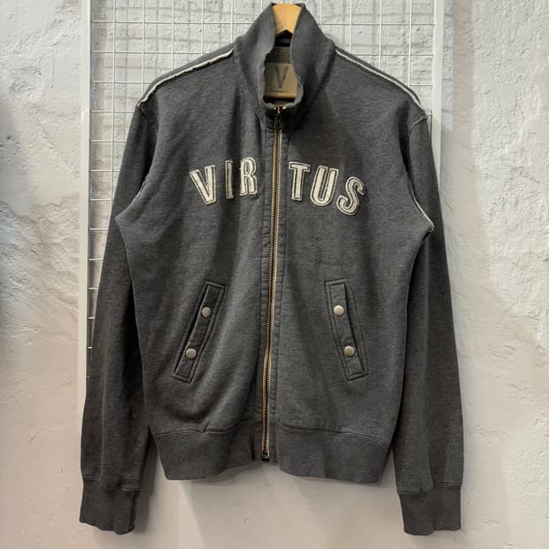 VTG VIRTUS 그레이 집업 자켓 M