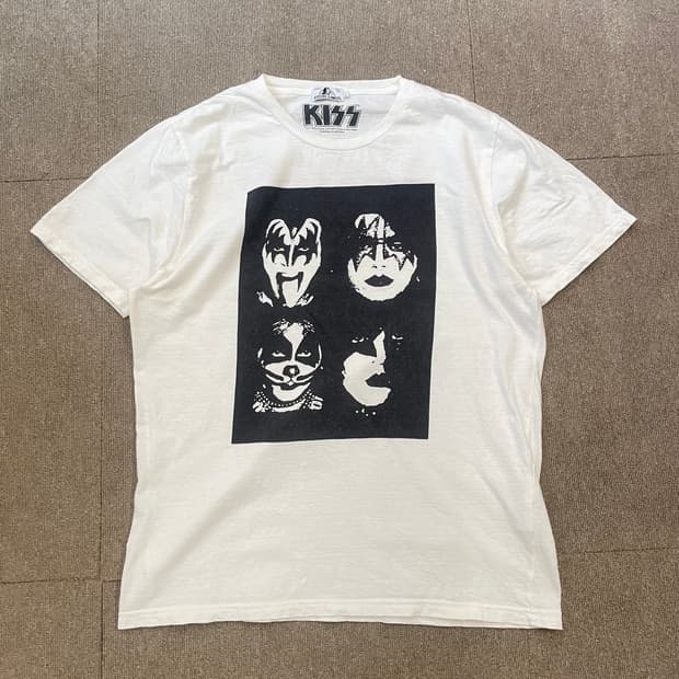 HYSTERIC GLAMOUR x kiss 히스테릭글래머 키스 밴드티 