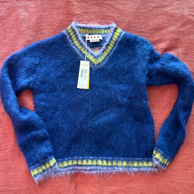 Marni Fuzzy Wuzzy Mohair Sweater