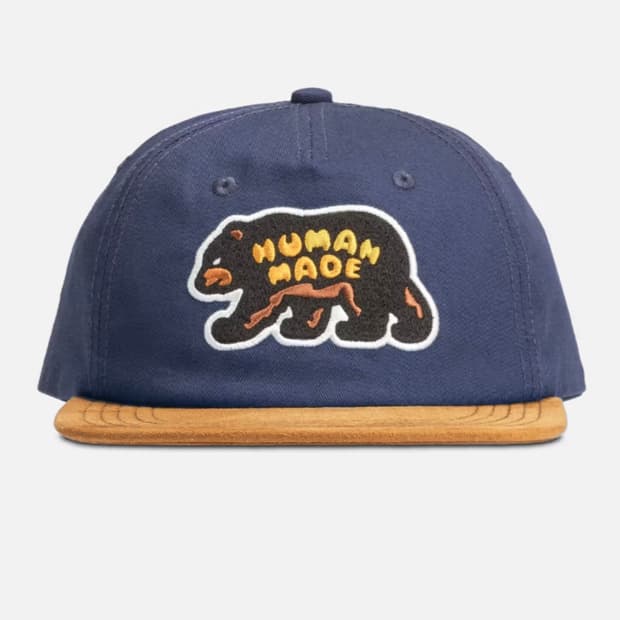 휴먼메이드 베어 캡 네이비