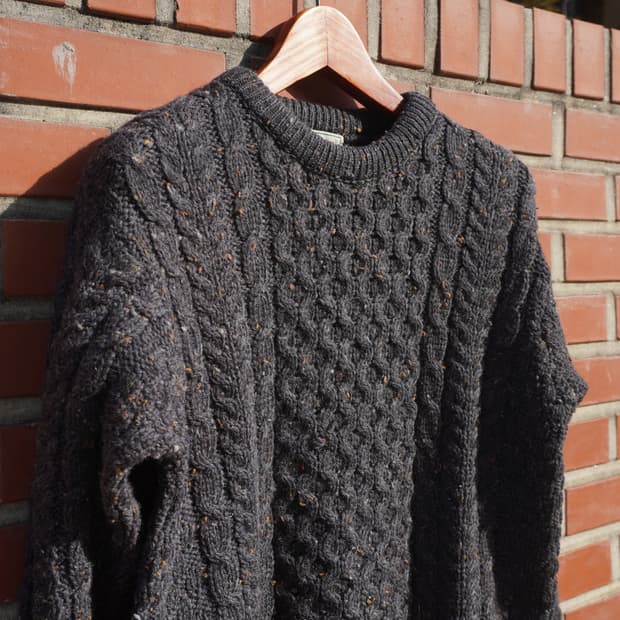 LLBean 엘엘빈 아일랜드 아란 패턴 피셔맨 스웨터